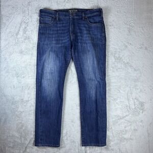 34 Heritage Courage Jeans Mens 38x34 (Fits 38x31) Straight Stretch